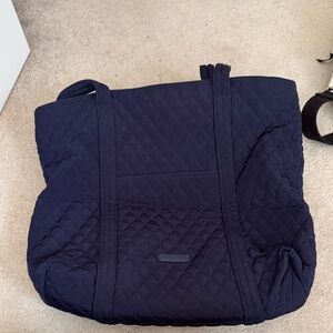 Vera Bradley Quilted Dark Blue Tote